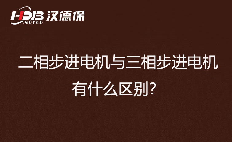 二相步進電機與三相步進電機有什么區(qū)別？差異在哪里？